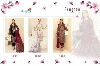 SANIYA RANGOON VOL 1 PAKISTANI SUITS LATEST CATALOGUE 2021