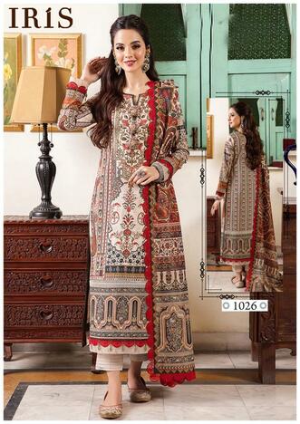 IRIS AFSANAH VOL 3 COTTON KARACHI SUITS WHOLESALER SURAT