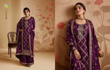 VINAY KASEESH SANA VOL 2 DOLA ZARI JACQUARD SUITS NEW CATALOGUE