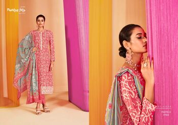 MUMTAZ ARTS PASTELS LAWN CAMBRIC COTTON DIGITAL PRINT SUITS SURAT