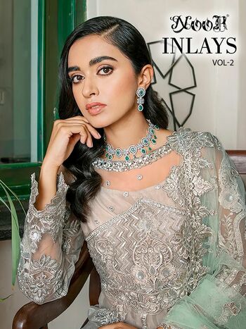 NOOR INLAYS VOL 2 PAKISTANI GEORGETGE SALWAR KAMEEZ SUPPLIER