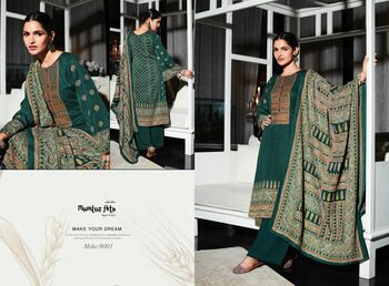 MUMTAZ ARTS MEHR PASHMINA PRINT EMBROIDERY SUITS WINTER SEASON