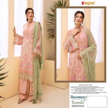 FEPIC ROSEMEEN TRENDS 91016 TO 91019 PAKISTANI SUITS WHOLESALER SURAT