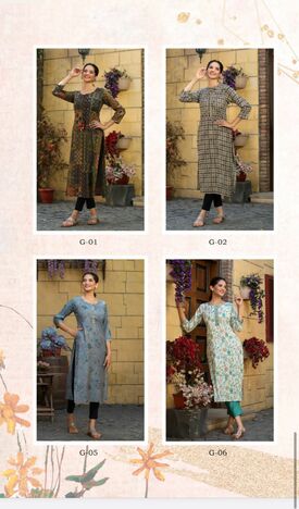 S4U GOLD VOL 4 RAYON FANCY KURTIS ONLINE SUPPLIER SURAT