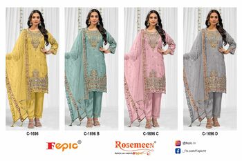 FEPIC ROSEMEEN C1696 PAKISTANI SALWAR KAMEEZ MANUFACTURE IN SURAT