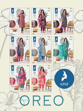 KAYA KURTI OREO RAYON FOIL PRINT KURTIS CATALOGUE WHOLESALER IN SURAT