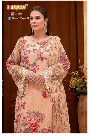 FEPIC ROSEMEEN D.NO 91007 PAKISTANI SUITS