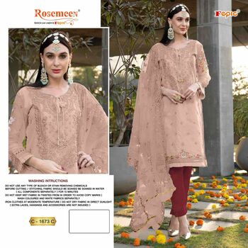 FEPIC ROSEMEEN C1673 PAKISTANI SALWAR SUITS SUPPLIER