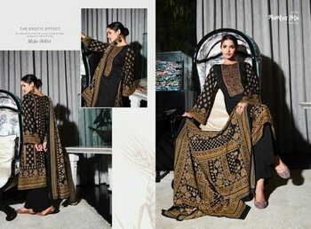 MUMTAZ ARTS MEHR PASHMINA PRINT EMBROIDERY SUITS WINTER SEASON