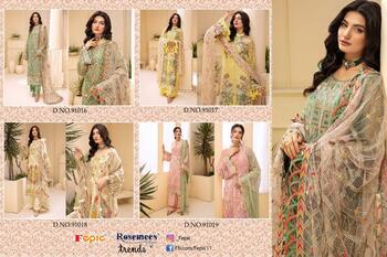 FEPIC ROSEMEEN TRENDS 91016 TO 91019 PAKISTANI SUITS WHOLESALER SURAT