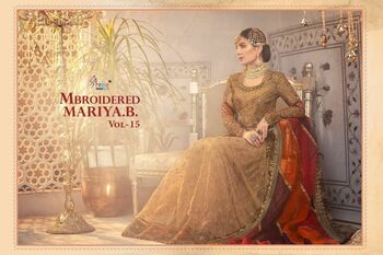 SHREE FABS MBROIDERED MARIYA B VOL 15 DESIGNER PAKISTANI SUITS