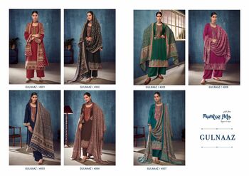 MUMTAZ ARTS GULNAAZ PASHMINA PRINT DESIGNER SUITS WINTER COLLECTION