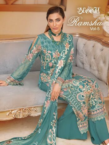 NOOR RAMSHA VOL 5 PAKISTANI SALWAR KAMEEZ WHOLESALER