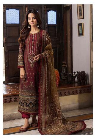 HALA ZAFIRA VOL 4 PURE LAWN KARACHI SUITS SUPPLIER SURAT