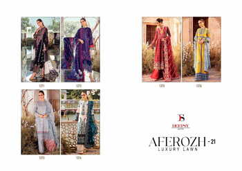 DEEPSY AFEROZH VOL 21 PAKISTANI LUXURY LAWN SUITS WHOLESALER SURAT