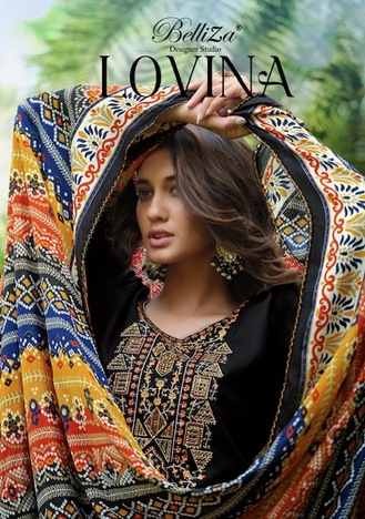 BELLIZA LOVINA HEAVY EMBROIDERY SALWAR KAMEEZ WHOLESALER