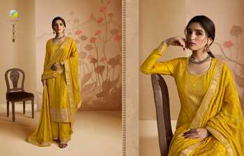 VINAY KASEESH SANA VOL 2 DOLA ZARI JACQUARD SUITS NEW CATALOGUE