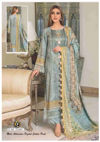 KEVAL FAB SOBIA NAJIR VOL 11 KARACHI PRINT SALWAR KAMEEZ WHOLESALER IN SURAT