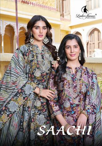 LADIES FLAVOUR SAACHI SALWAR SUITS DISTRIBUTOR IN SURAT 