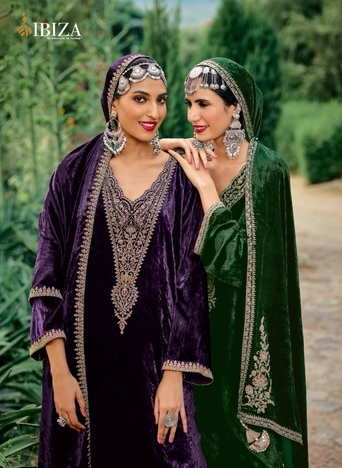 IBIZA PHERANS VOL 2 PASHMINA SALWAR SUITS MANUFACTURE IN SURAT