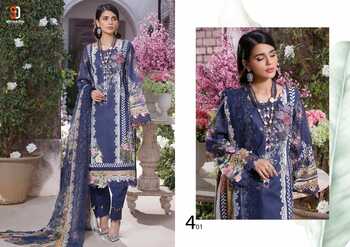 SHRADDHA DESIGNER FIRDOUS VOL 4 LAWN COTTON PRINTED PAKISTANI SUITS