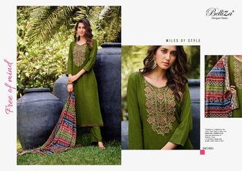 BELLIZA LOVINA HEAVY EMBROIDERY SALWAR KAMEEZ WHOLESALER