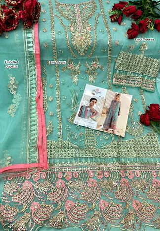 RAMSHA R375 & R376 PAKISTANI SUITS IN SINGLES