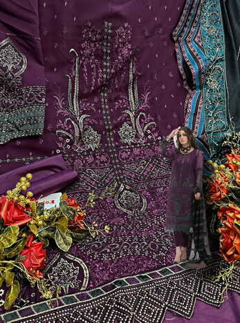 FEPIC ROSEMEEN C 5236 GEORGETTE PAKISTANI SUITS CATALOGUE