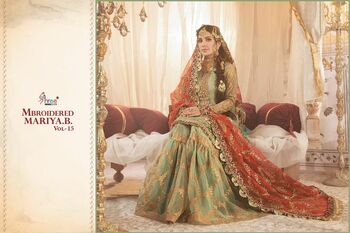 SHREE FABS MBROIDERED MARIYA B VOL 15 DESIGNER PAKISTANI SUITS