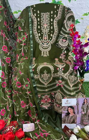 MAHNUR FASHION MAHNUR VOL 23 GEORGETTE PAKISTANI SUITS AT SURAT