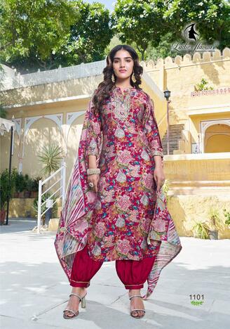 LADIES FLAVOUR SAACHI SALWAR SUITS DISTRIBUTOR IN SURAT 