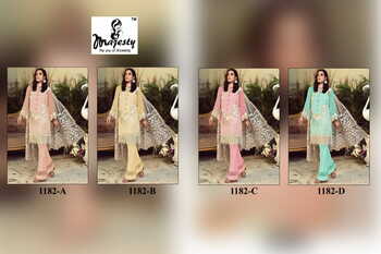 MAJESTY MARIA B VOL 18 GEORGETTE PAKISTANI SUITS SURAT