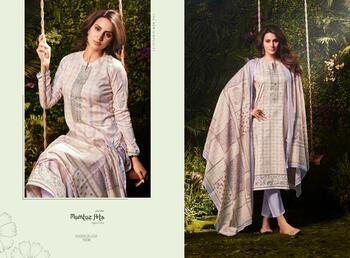 MUMTAZ ARTS SHADES OF LOVE VISCOSE JAM SATIN SUITS NEW CATALOGUE