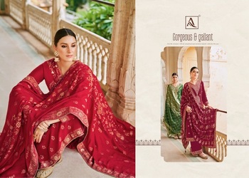 ALOK SUITS NAZAKAT PASHMINA SUITS AT BEST PRICE IN SURAT