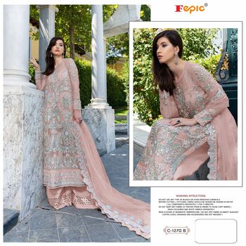 FEPIC ROSEMEEN C 1270 NET EMBROIDERY HANDWORK SUITS CATALOGUE