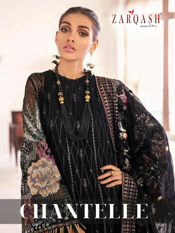 ZARQASH CHANTELLE Z 2025 PAKISTANI SUITS WHOLESALER