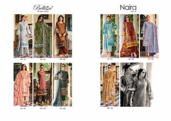 BELLIZA NAIRA VOL 5 COTTON DIGITAL PRINTED SUITS SUPPLIER SURAT