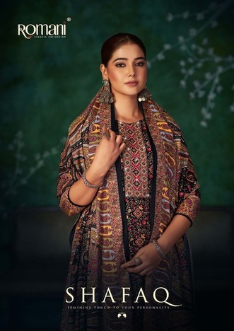 ROMANI SHAFAQ PASHMINA WINTER SUITS SUPPLIER IN SURAT