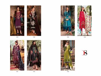 DEEPSY SUITS MARIA B LAWN 22 4 1939 TO 1945 SERIES PAKISTANI SUITS CATALOGUE