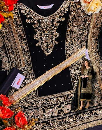 FEPIC ROSEMEEN C 1221 GEORGETTE PAKISTANI SUITS SURAT