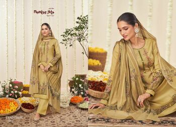 MUMTAZ ARTS THE TALES OF TRADITION VISCOSE JAM SATIN SUITS NEW CATALOGUE