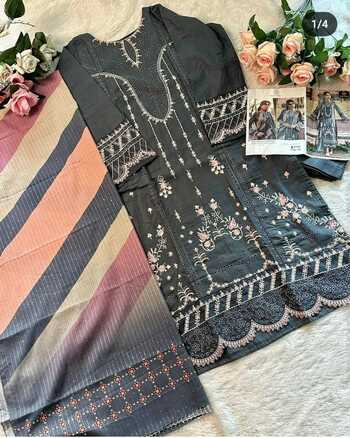 ZIAAZ DESIGNS 321 SERIES COTTON EMBROIDERY PAKISTANI SUITS