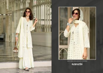 ZAVERI BLACK & WHITE VOL 2 DESIGNER READYMADE SUITS CATALOGUE