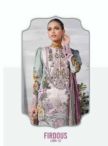 DEEPSY FIRDOUS LAWN VOL 22 PAKISTANI SUITS LATEST CATALOGUE 2022