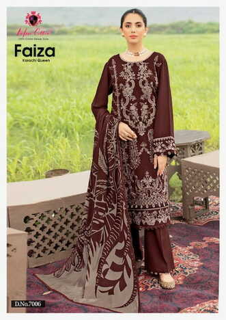 NAFISA COTTON FAIZA KARACHI QUEEN VOL 7 COTTON PRINTED KARACHI SUITS