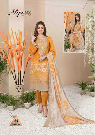 KEVAL FAB ALIJA NX COTTON KARACHI PRINTED SUITS WHOLESALER