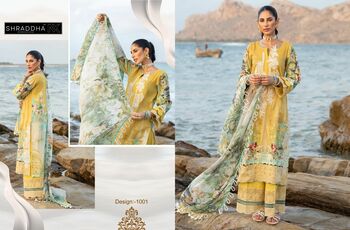 SHRADDHA NX QUEEN COURT NX VOL 1 DESIGNER PAKISTANI SUITS SURAT