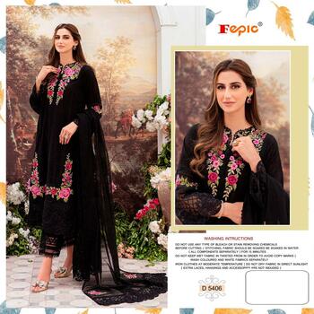 FEPIC ROSEMEEN D 5406 GEORGETTE EMBROIDERY SUITS CATALOGUE