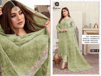 VS FASHION D.NO 1061 PAKISTANI GEORGETTE SUITS