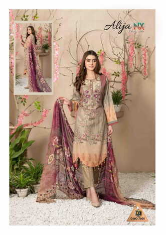 KEVAL FAB ALIJA NX COTTON KARACHI PRINTED SUITS WHOLESALER